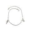 Silver key - сребърна гривна за крак, проба 925