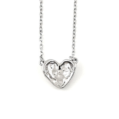 Silver Heart - сребърно колие, проба 925