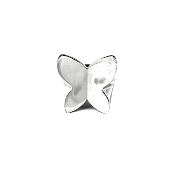 Butterfly Perfection - сребърен пръстен с родиево покритие, проба 925.