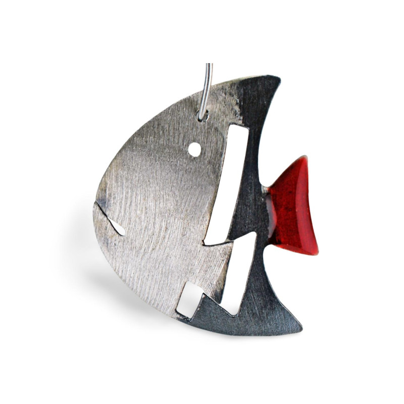 Silver Fish - Сребърни обеци, ръчна изработка